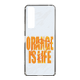 スリムプロテクションケース［ ORANGE IS LIFE white ］