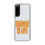 スリムプロテクションケース［ ORANGE IS LIFE white ］
