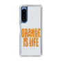 スリムプロテクションケース［ ORANGE IS LIFE white ］