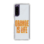 スリムプロテクションケース［ ORANGE IS LIFE white ］