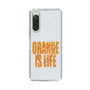 スリムプロテクションケース［ ORANGE IS LIFE white ］