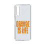 スリムプロテクションケース［ ORANGE IS LIFE white ］