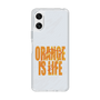 スリムプロテクションケース［ ORANGE IS LIFE white ］