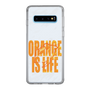 スリムプロテクションケース［ ORANGE IS LIFE white ］