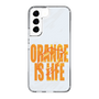 スリムプロテクションケース［ ORANGE IS LIFE white ］