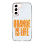 スリムプロテクションケース［ ORANGE IS LIFE white ］