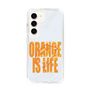 スリムプロテクションケース［ ORANGE IS LIFE white ］