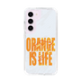 スリムプロテクションケース［ ORANGE IS LIFE white ］
