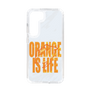 スリムプロテクションケース［ ORANGE IS LIFE white ］