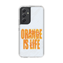スリムプロテクションケース［ ORANGE IS LIFE white ］