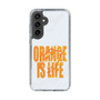 スリムプロテクションケース［ ORANGE IS LIFE white ］