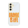 スリムプロテクションケース［ ORANGE IS LIFE white ］