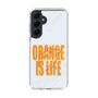 スリムプロテクションケース［ ORANGE IS LIFE white ］