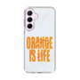 スリムプロテクションケース［ ORANGE IS LIFE white ］