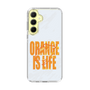 スリムプロテクションケース［ ORANGE IS LIFE white ］