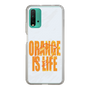 スリムプロテクションケース［ ORANGE IS LIFE white ］