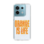 スリムプロテクションケース［ ORANGE IS LIFE white ］