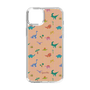 スリムプロテクションケース［ 恐竜たち-ピンク ］