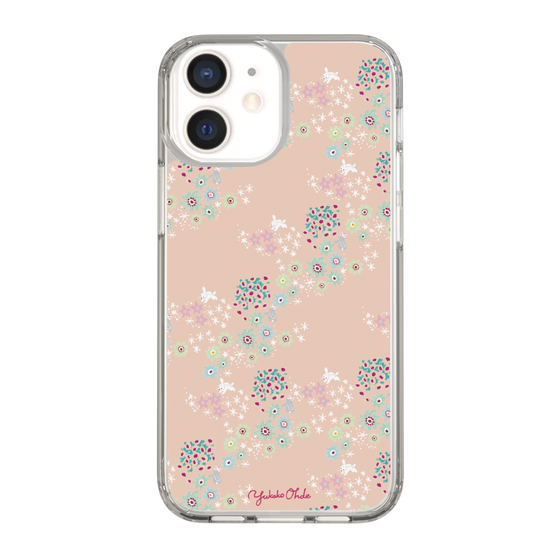 スリムプロテクションケース［ 野花と子うさぎ-ピンク ］