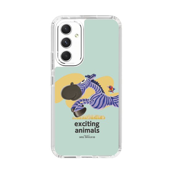 スリムプロテクションケース［ シマウマ-exciting animals ］