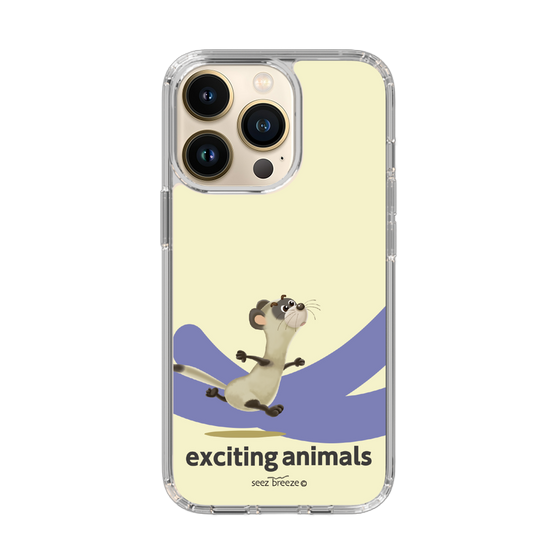 スリムプロテクションケース［ フェレット-exciting animals ］