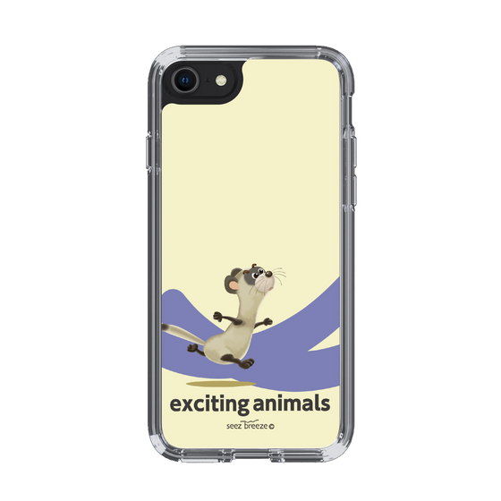 スリムプロテクションケース［ フェレット-exciting animals ］