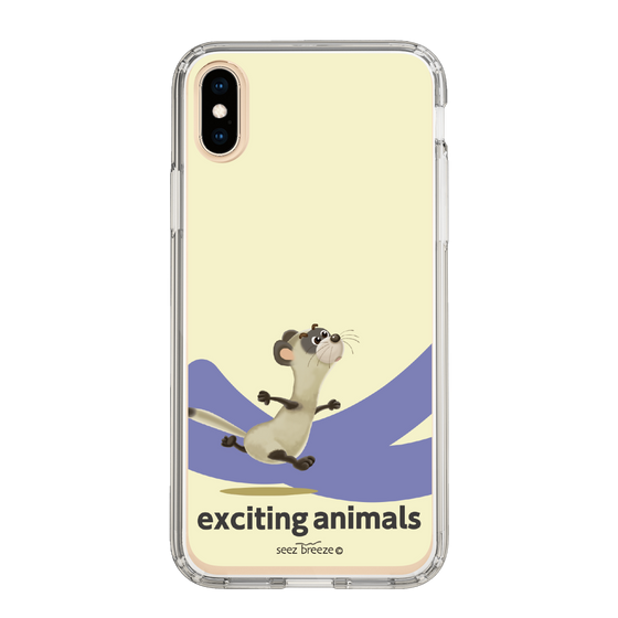 スリムプロテクションケース［ フェレット-exciting animals ］