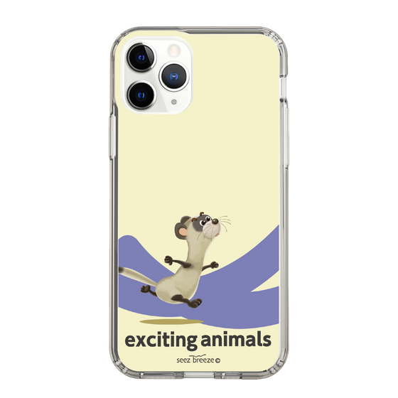 スリムプロテクションケース［ フェレット-exciting animals ］