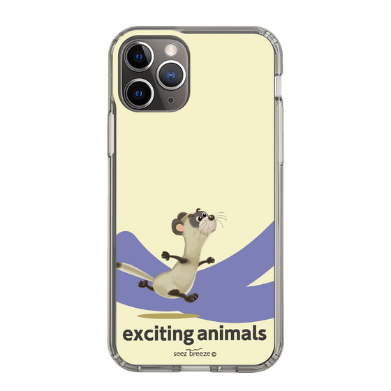 スリムプロテクションケース［ フェレット-exciting animals ］