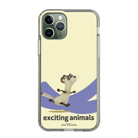 スリムプロテクションケース［ フェレット-exciting animals ］