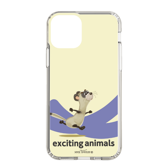 スリムプロテクションケース［ フェレット-exciting animals ］