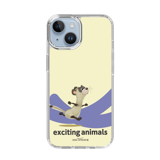 スリムプロテクションケース［ フェレット-exciting animals ］