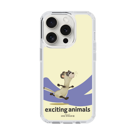 スリムプロテクションケース［ フェレット-exciting animals ］