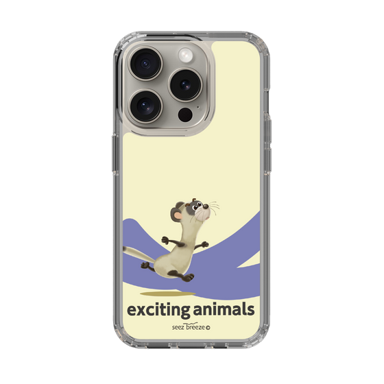 スリムプロテクションケース［ フェレット-exciting animals ］