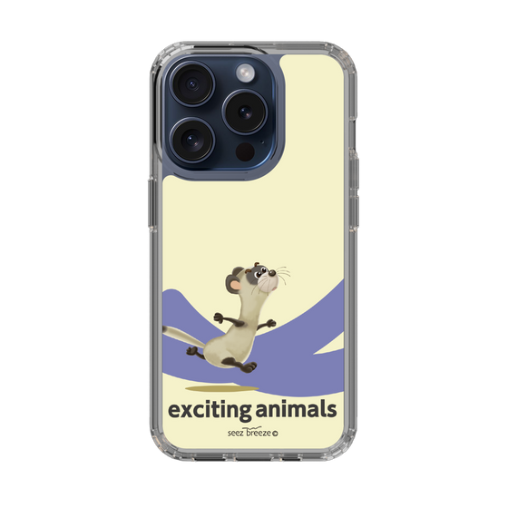 スリムプロテクションケース［ フェレット-exciting animals ］