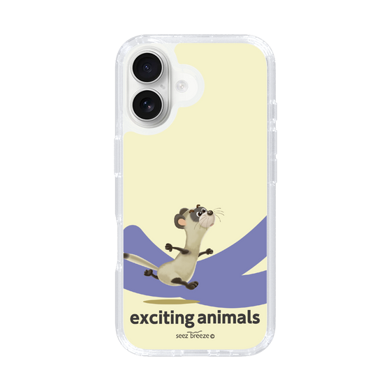 スリムプロテクションケース［ フェレット-exciting animals ］