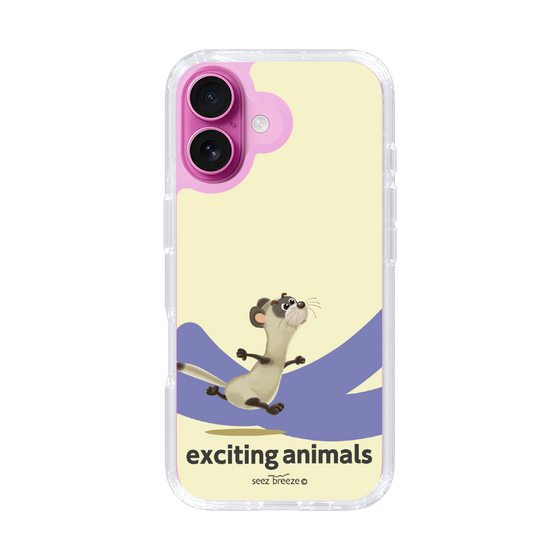 スリムプロテクションケース［ フェレット-exciting animals ］