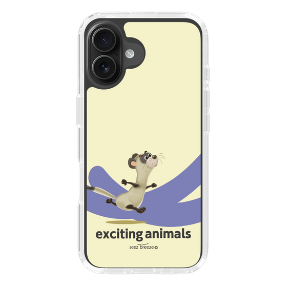 スリムプロテクションケース［ フェレット-exciting animals ］