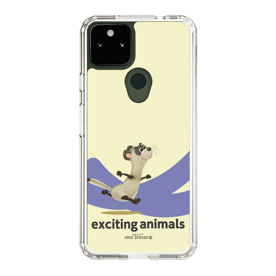 スリムプロテクションケース［ フェレット-exciting animals ］