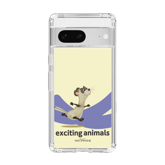 スリムプロテクションケース［ フェレット-exciting animals ］