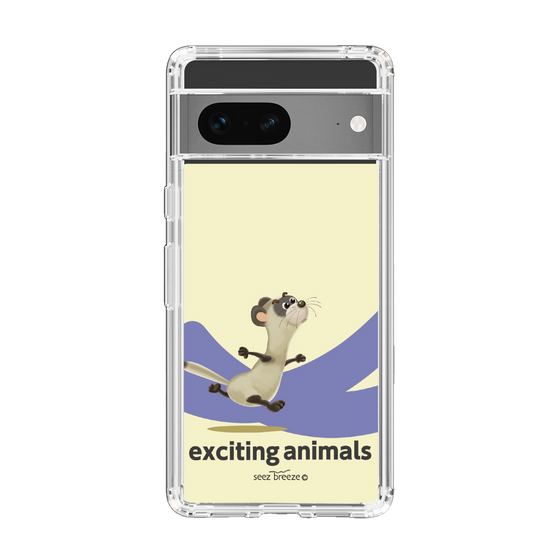 スリムプロテクションケース［ フェレット-exciting animals ］