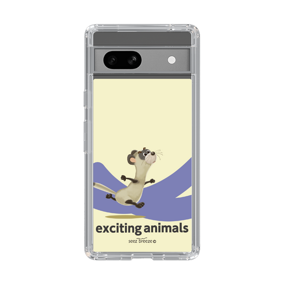 スリムプロテクションケース［ フェレット-exciting animals ］