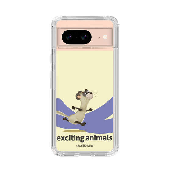 スリムプロテクションケース［ フェレット-exciting animals ］