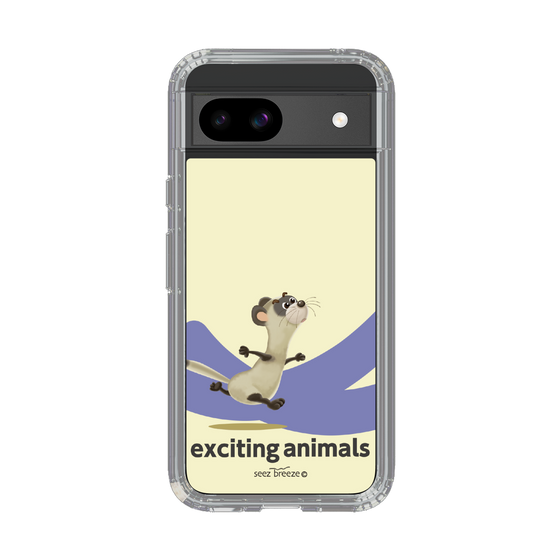 スリムプロテクションケース［ フェレット-exciting animals ］