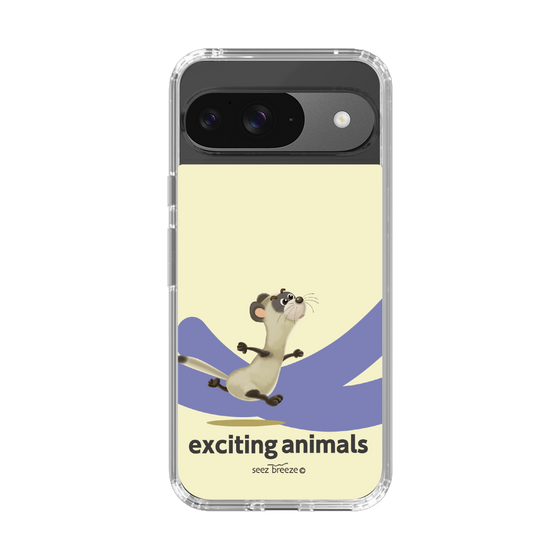 スリムプロテクションケース［ フェレット-exciting animals ］