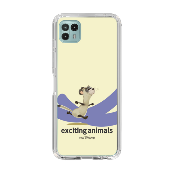 スリムプロテクションケース［ フェレット-exciting animals ］