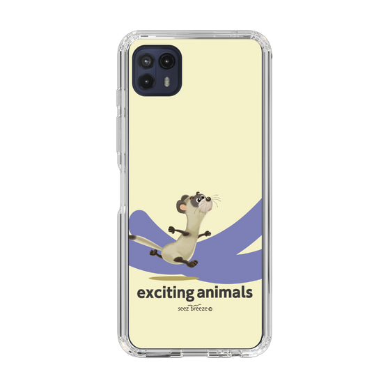 スリムプロテクションケース［ フェレット-exciting animals ］