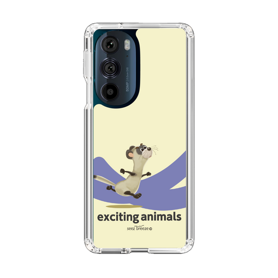 スリムプロテクションケース［ フェレット-exciting animals ］