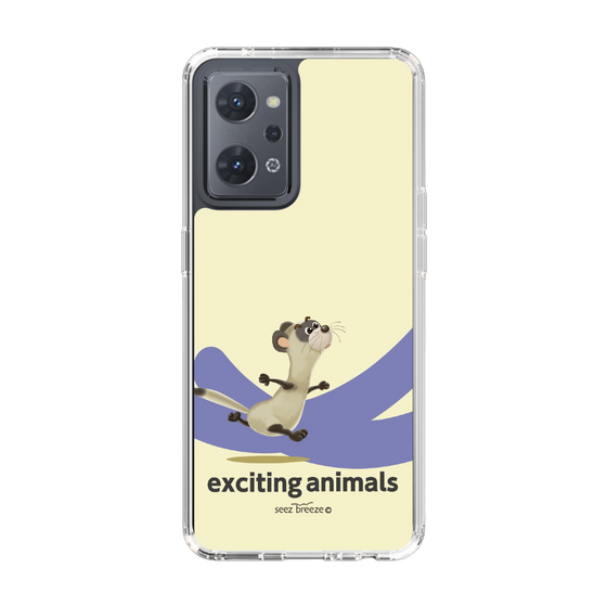 スリムプロテクションケース［ フェレット-exciting animals ］