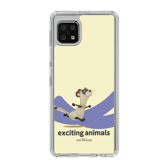 スリムプロテクションケース［ フェレット-exciting animals ］